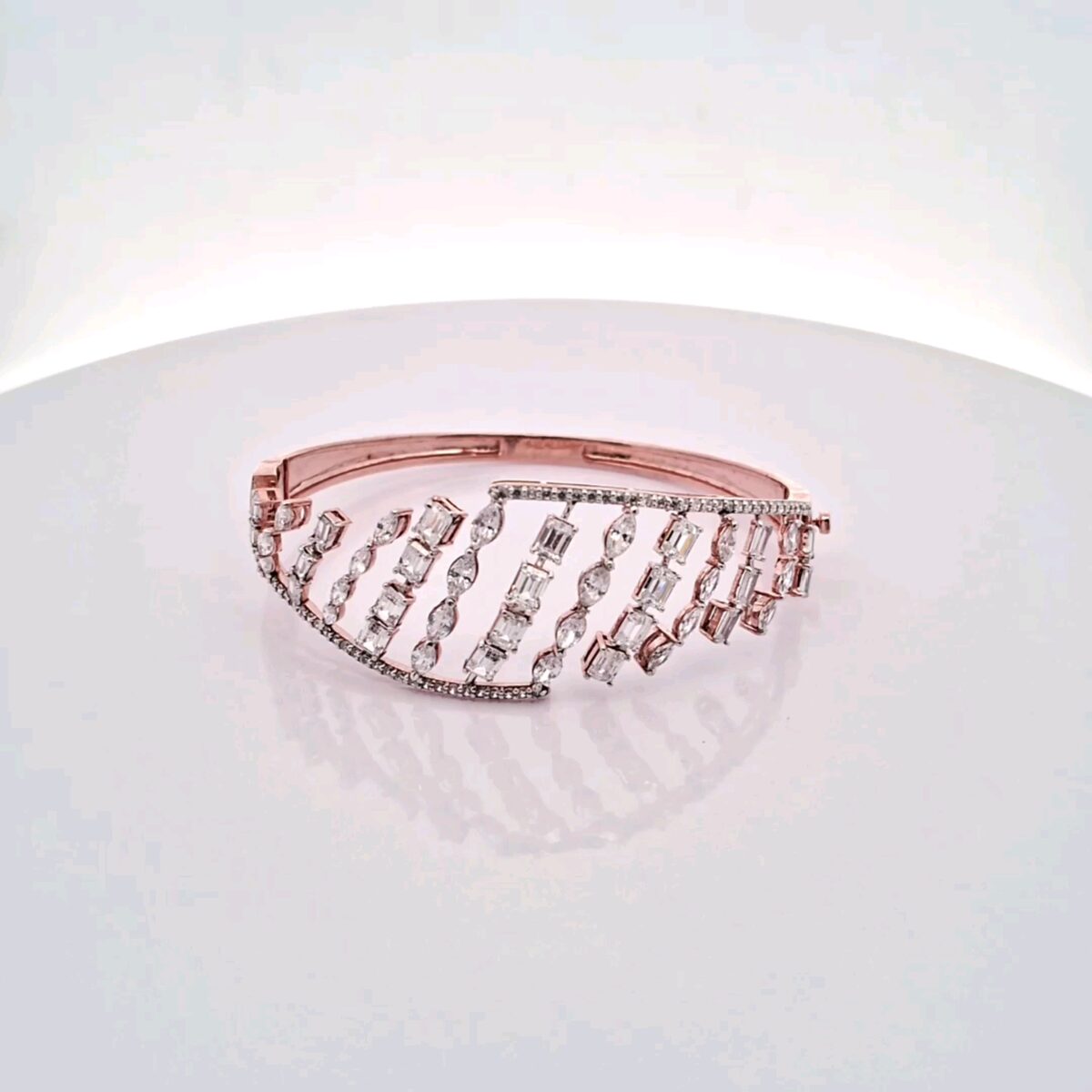 ROSE RADIANCE DIAMOND CUFF