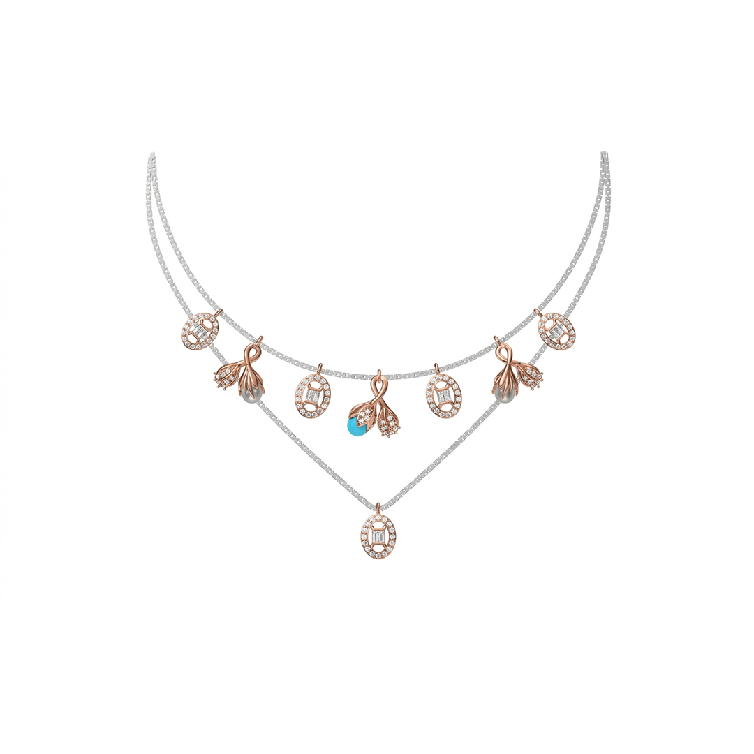 Diamond Charm Necklace