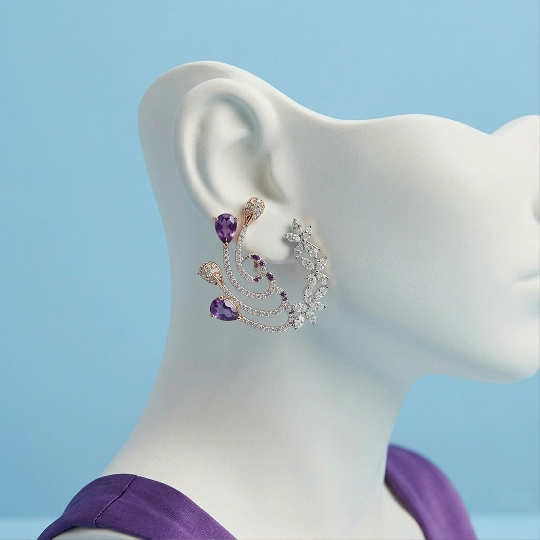 Floral Wreath Earrings