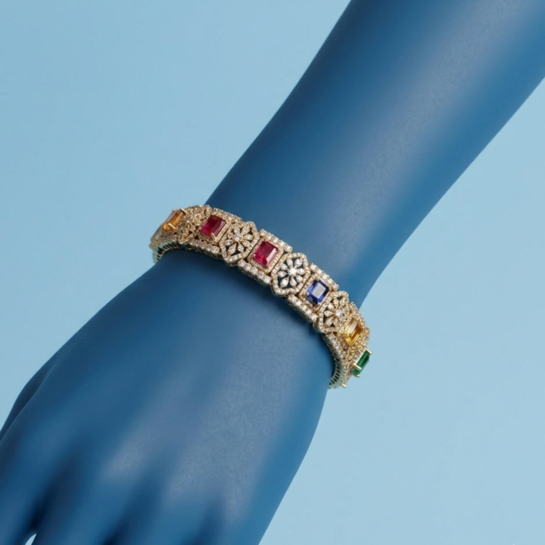 Infinity Spark Diamond Bangle